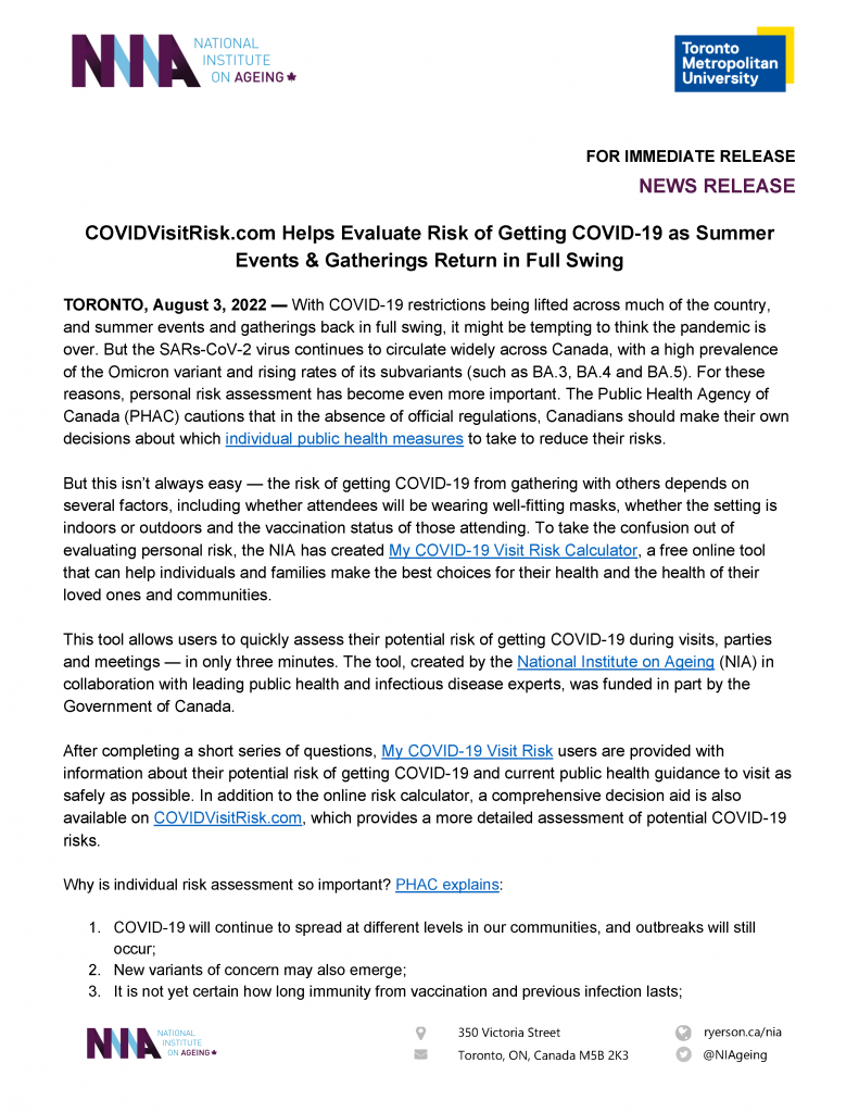 August 3, 2022 — Media Release Cover