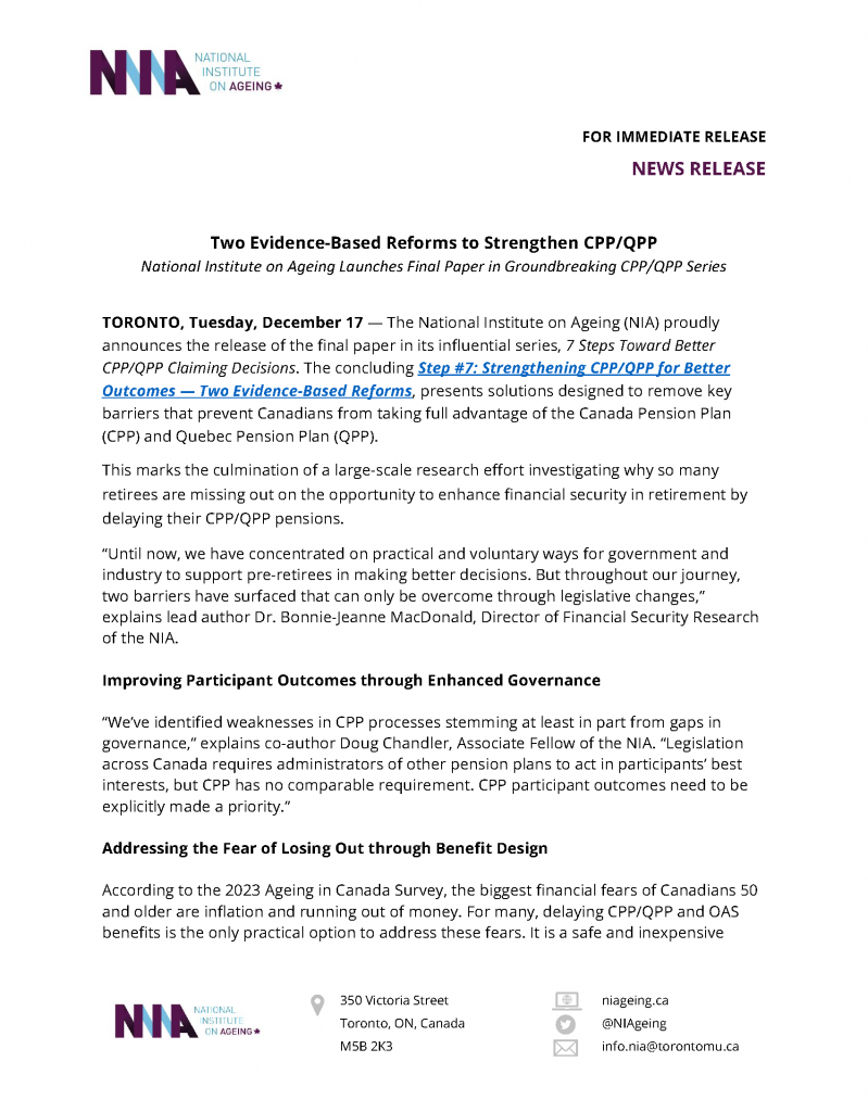 December 17, 2024 - Press Release Cover