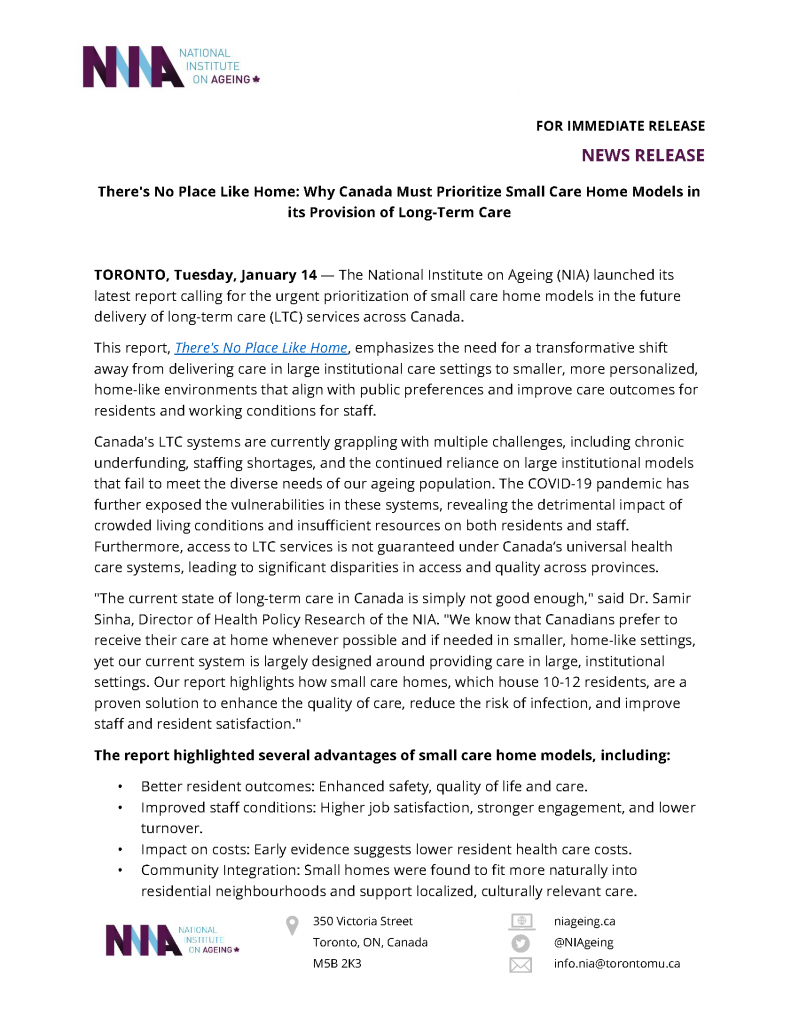 January 14, 2025 - Press Release Cover