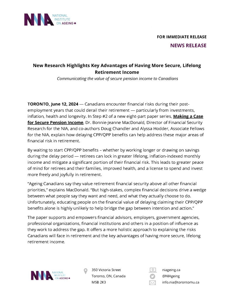 June 12, 2024 - Press Release Cover