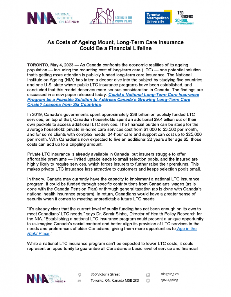 May 4, 2023 — Media Release Cover