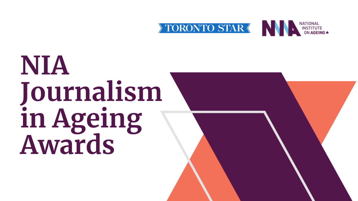 NIA Journalism in Ageing Awards visual graphic